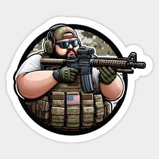 Tactical Fatman Sticker